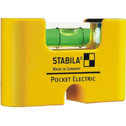 Уровень тип  Pocket Electric  70x20x40мм с магнитом и пазом под отвертку   STABILA купить в Ноябрьске
