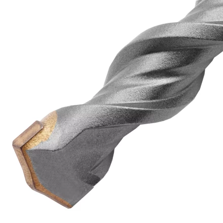 Бур по бетону Denzel, 16 x 210 мм,двойная спираль, три пылеотводящие кромки, 705037 купить в Ноябрьске