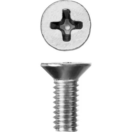 Винт ЗУБР &quot;МАСТЕР&quot; DIN 965, класс прочности 4.8, оцинкованный, M4x10мм, 5кг 303110-04-010 купить в Ноябрьске