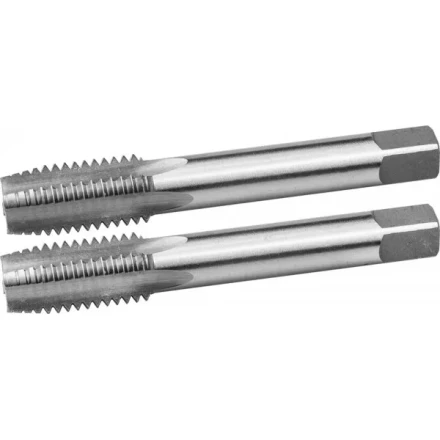 Комплект метчиков ЗУБР &quot;МАСТЕР&quot; ручных для нарезания метрической резьбы, М18 x 2,5, 2шт 4-28006-18-2.5-H2 купить в Ноябрьске