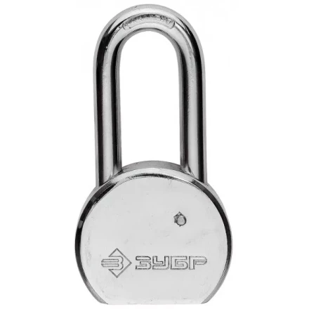Замок навесной ЗУБР &quot;серия 272&quot; с удлинен закал дужкой, стальной корпус, 65мм 4-37272-65 купить в Ноябрьске