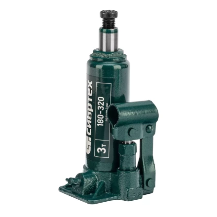 Домкрат гидравлический бутылочный Сибртех 50813, 3 т, 180-320 мм, в пласт. кейсе купить в Ноябрьске