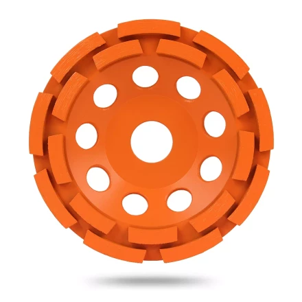 Двурядная алмазная шлифовальная чашка MESSER B/S по бетону и граниту купить в Ноябрьске