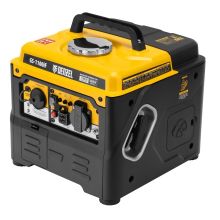 Генератор инверторный DENZEL GS-1100iF 94706, 1,1 кВт, 230 В, ручной старт купить в Ноябрьске