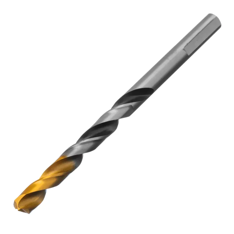 Сверло спиральное по металлу Denzel 7,0 x 109мм, Р6М5, Golden Tip, многогранная заточка 718280 купить в Ноябрьске