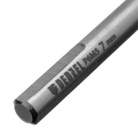 Сверло спиральное по металлу Denzel 7,0 x 109мм, Р6М5, Golden Tip, многогранная заточка 718280 купить в Ноябрьске