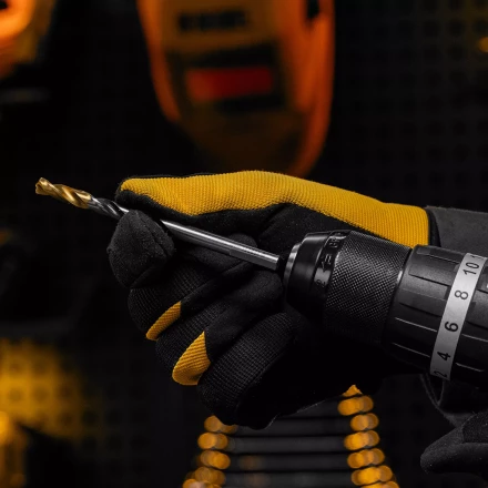 Сверло спиральное по металлу Denzel 7,0 x 109мм, Р6М5, Golden Tip, многогранная заточка 718280 купить в Ноябрьске