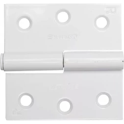 Петля дверная STAYER &quot;MASTER&quot; разъемная, цвет белый, правая, 75мм 37613-75-2R