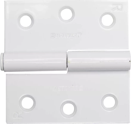 Петля дверная STAYER &quot;MASTER&quot; разъемная, цвет белый, правая, 75мм 37613-75-2R купить в Ноябрьске