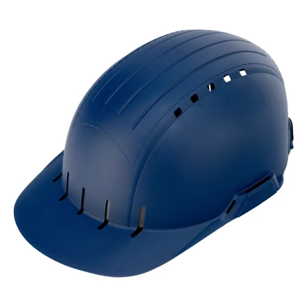 Каскетка защитная &quot;Стиль&quot;, пластиковая, синяя Сибртех 89170 купить в Ноябрьске