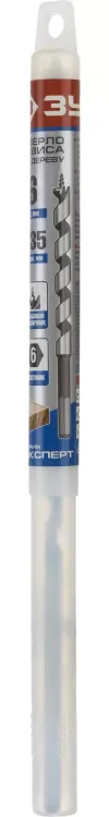 ЗУБР. Сверло по дереву, спираль Левиса, HEX хвостовик, 6х235мм 2948-235-06_z01 купить в Ноябрьске