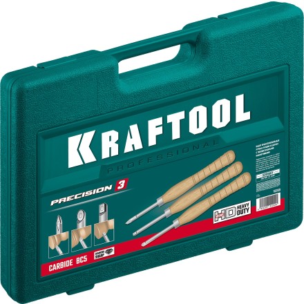 Набор профессиональных ручных резцов по дереву KRAFTOOL 18369 купить в Ноябрьске