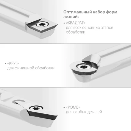 Набор профессиональных ручных резцов по дереву KRAFTOOL 18369 купить в Ноябрьске