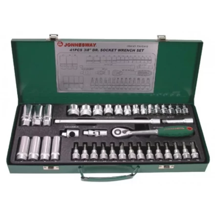 Набор головок торцевых 3/8&quot;DR 6-24мм 41предметов S04Н3141S Jonnesway 47203 купить в Ноябрьске