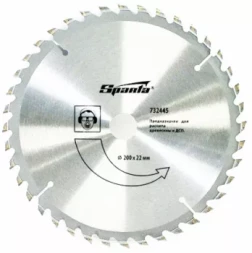 Пильный диск по дереву, 200 х 22мм, 40 зубьев SPARTA 732445