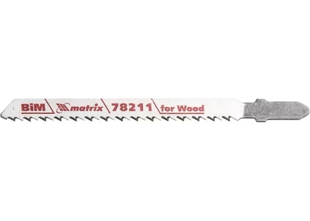 Полотна для электролобзика по дереву 3 шт T101BF 75 x 2,5мм Bimetal MATRIX Professional 78211 купить в Ноябрьске