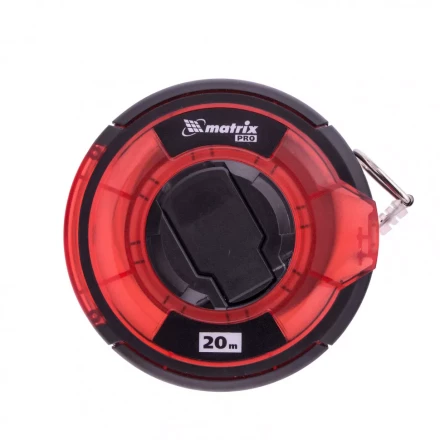 Рулетка геодезическая 20 м х 12,5 мм закрытый корпус стальная лента односторонняя шкала Pro Matrix 31280 купить в Ноябрьске