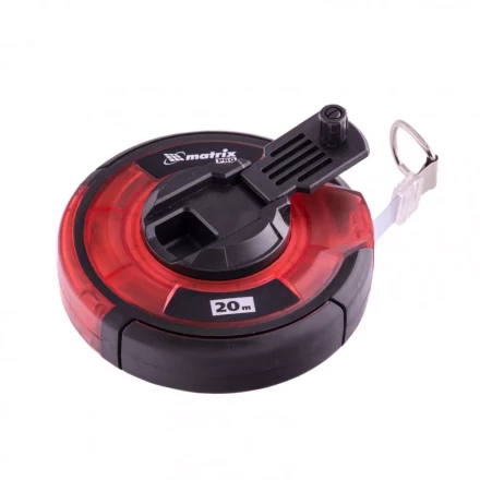 Рулетка геодезическая 20 м х 12,5 мм закрытый корпус стальная лента односторонняя шкала Pro Matrix 31280 купить в Ноябрьске