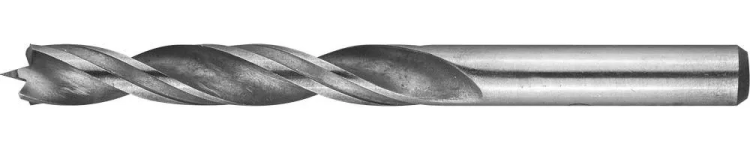 Сверло по дереву, двухленточное, спиральное, KRAFTOOL 29400-110-07, d=7x110мм 29400-110-07 купить в Ноябрьске