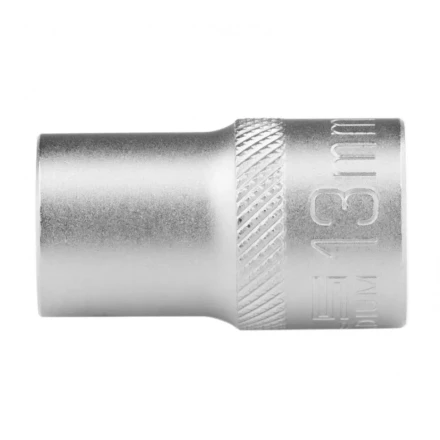 Головка торцевая 13 мм двенадцатигранная CrV под квадрат 1/2 хромированная Stels 13657 купить в Ноябрьске