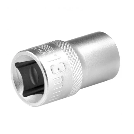 Головка торцевая 13 мм двенадцатигранная CrV под квадрат 1/2 хромированная Stels 13657 купить в Ноябрьске