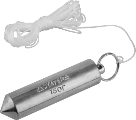 Отвес STAYER &quot;MASTER&quot; строительный со шнуром, 150г 0635-15_z01 купить в Ноябрьске