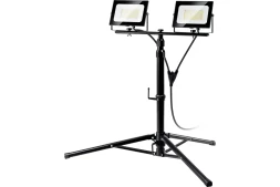 ЗУБР ПСК 50х2, 2 х 50 Вт, 6500 К, IP 65, 1.6 м, светодиодные прожекторы на штативе, Профессионал (57145-2-50)