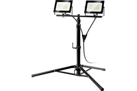 ЗУБР ПСК 50х2, 2 х 50 Вт, 6500 К, IP 65, 1.6 м, светодиодные прожекторы на штативе, Профессионал (57145-2-50) купить в Ноябрьске