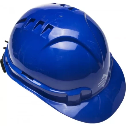 Каска защитная ЗУБР &quot;ЭКСПЕРТ&quot; храповый механизм регулировки размера, синяя 11094-3 купить в Ноябрьске