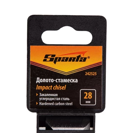 Долото-стамеска 28 мм, деревянная рукоятка// Sparta 242525 купить в Ноябрьске