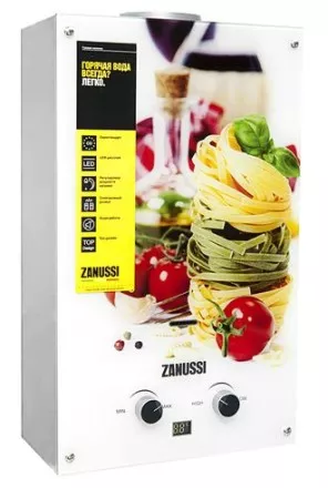 Колонка газовая Zanussi GWH 10 Fonte Glass La Spezia купить в Ноябрьске