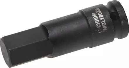 Торцовая головка KRAFTOOL &quot;INDUSTRIE QUALITAT&quot; ударная (1/2&quot;), HEX, Cr-Mo, фосфатированная, H19 27950-19_z01 купить в Ноябрьске