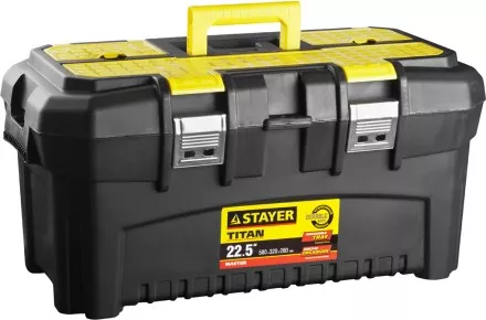 Ящик для инструмента &quot;TITAN-22&quot; пластиковый, STAYER 38016-22 купить в Ноябрьске