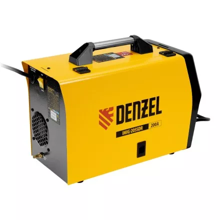 Аппарат инвертор. полуавтомат. cварки Denzel IMIG-205SDR, 200 А, ПВ 60%, катушка 5 кг купить в Ноябрьске