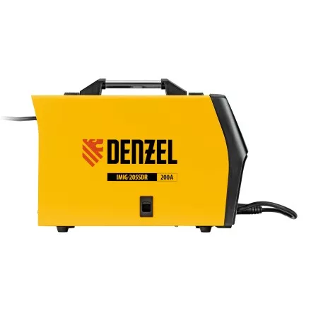Аппарат инвертор. полуавтомат. cварки Denzel IMIG-205SDR, 200 А, ПВ 60%, катушка 5 кг купить в Ноябрьске