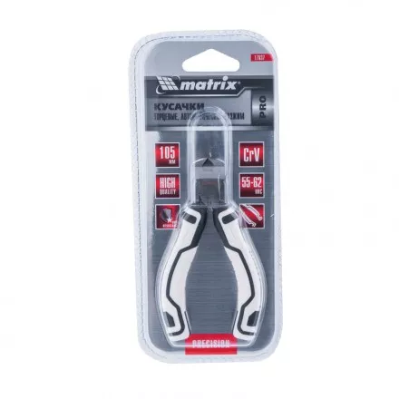 Кусачки торцевые Mini 105 мм авторазжим Pro Matrix 17837 купить в Ноябрьске
