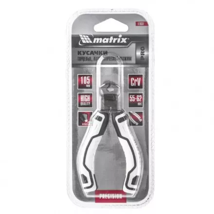 Кусачки торцевые Mini 105 мм авторазжим Pro Matrix 17837 купить в Ноябрьске