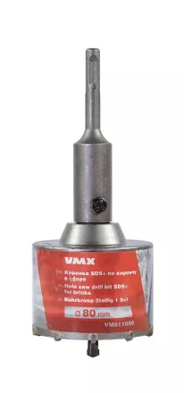 Коронка SDS+ ф80 мм по кирпичу в сборе VMX 511050 купить в Ноябрьске