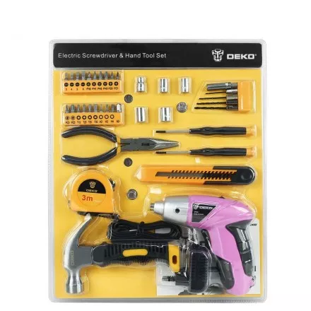Отвертка аккумуляторная DEKO DKS4 и набор 36 Tools Kit, 063-4109 купить в Ноябрьске