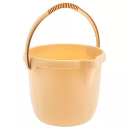 Ведро пластмассовое круглое Palisad 12 л, бежевое, Home 929495