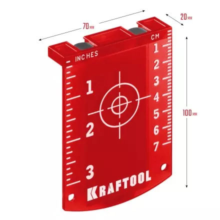 Мишень для лазерных приборов KRAFTOOL 34725 купить в Ноябрьске