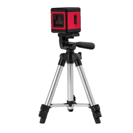 Лазерный уровень MTX XQB RED Pro SET, 10 м, красный луч, батарейки, штатив 350185 купить в Ноябрьске