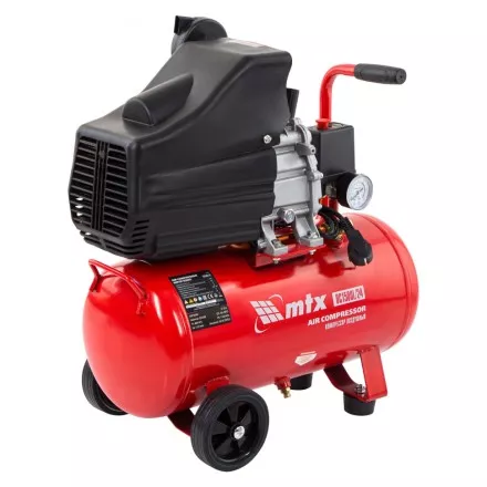 Компрессор воздушный MTX 58003, DC1500L/24, 1,5 кВт, 24 л, 210 л/мин купить в Ноябрьске