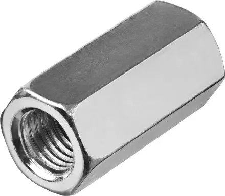 Гайка DIN 6334 переходная, M8, 3 шт, оцинкованная, ЗУБР 303756-08 купить в Ноябрьске
