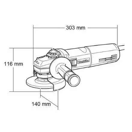 Шлифмашина УШМ Makita GA6040 купить в Ноябрьске