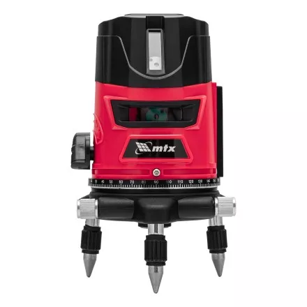 Лазерный уровень MTX CRX-30G, 30 м, зеленый луч, батарейки, резьба 5/8&quot; 35032 купить в Ноябрьске