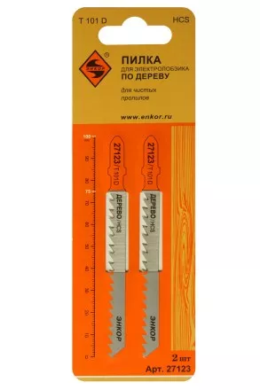 Пилка для электролобзика T101 D 2 шт. Энкор 27123 купить в Ноябрьске