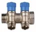 Коллектор GENERAL FITTINGS для холодной воды, вентили, никелированная латунь, вход 3/4&quot; - 4 выхода 1/2&quot; 51046-3/4-1/2-CT4 купить в Ноябрьске