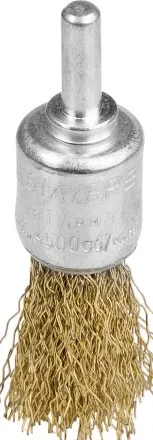 STAYER &quot;PROFESSIONAL&quot;. Щетка кистевая для дрели, витая стальная проволока 0,3мм, 17мм 35113-17 купить в Ноябрьске