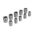 Набор инструментов Сибртех 14170, 1/2&quot;, 3/8&quot;, 1/4&quot;, пластиковый кейс 215 предм. купить в Ноябрьске